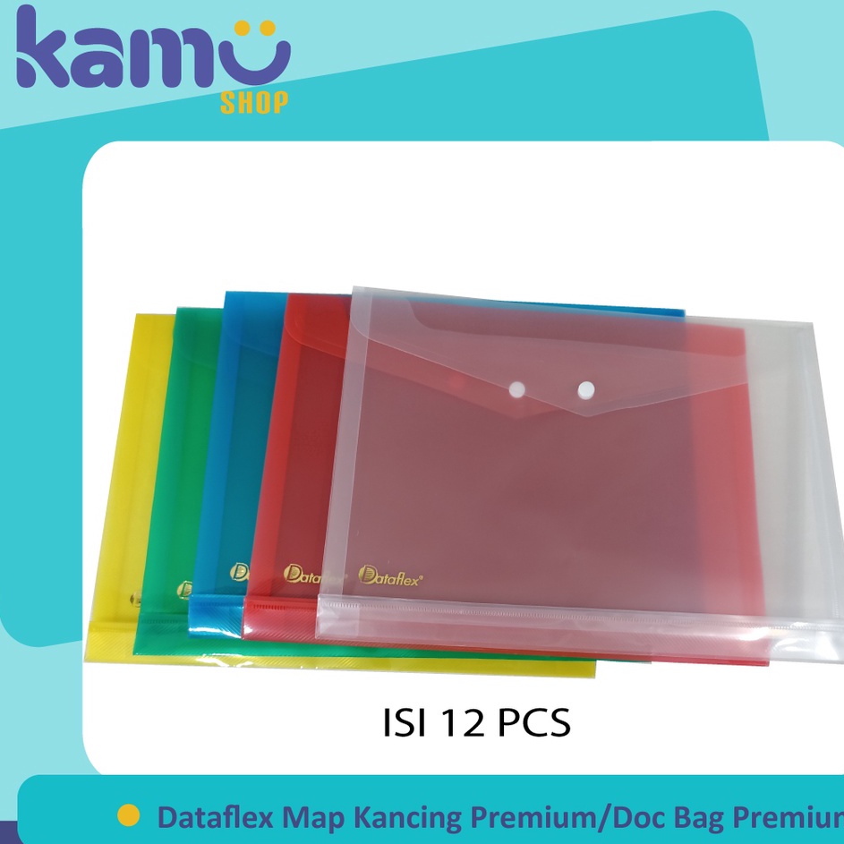 

Stock Terkini Dataflex Map Kancing Jumbo Document Bag Jumbo DF 7112 Isi 12 Pcs