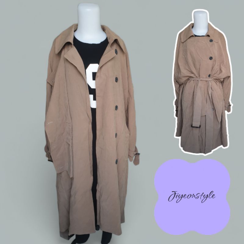 Prelove jaket bigsize long coat jumbo