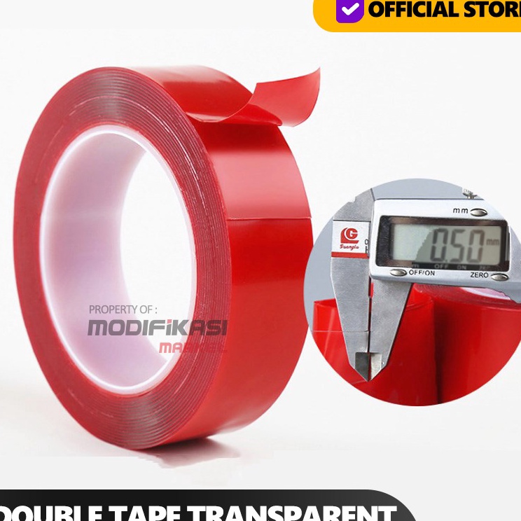 

Paling Menarik DOUBLE TAPE PEREKAT 3M BENING TRANSPARAN VHB 25MM X 45 METER HIGH QUALITY
