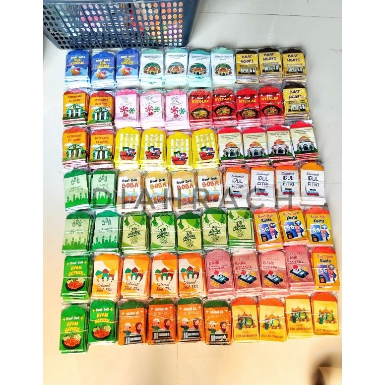 

KODE T3Q Paket Usaha 5 Pcs Siap pakai Tidak Perlu Lem Amplop Lebaran