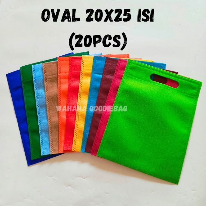 

tas spunbond oval pres undangan 20x25 isi (20pcs)