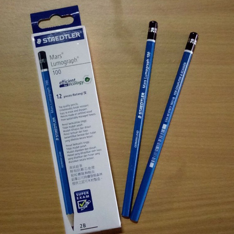 

KODE D1S3 Pencil Staedler 2B harga tertera perlusin isi 12 pcs