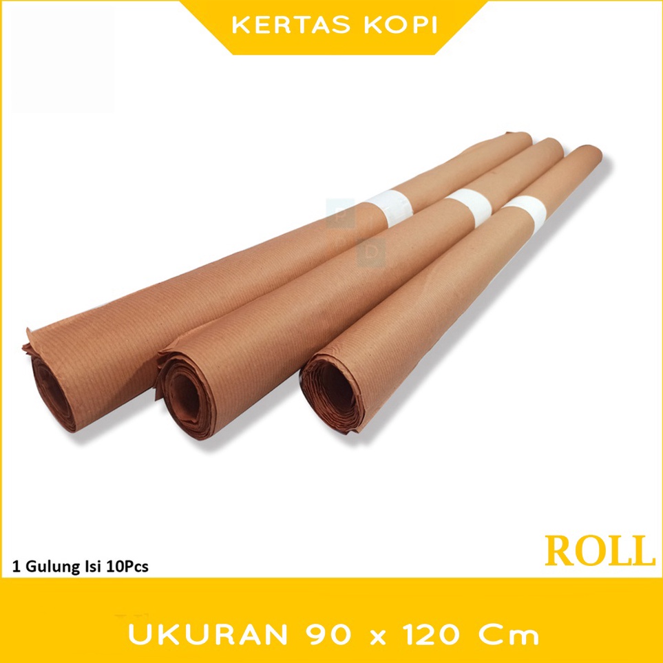 

Paling Hemat Kertas Kopi Warna Coklat 32 Gsm Roll 1 Lembar