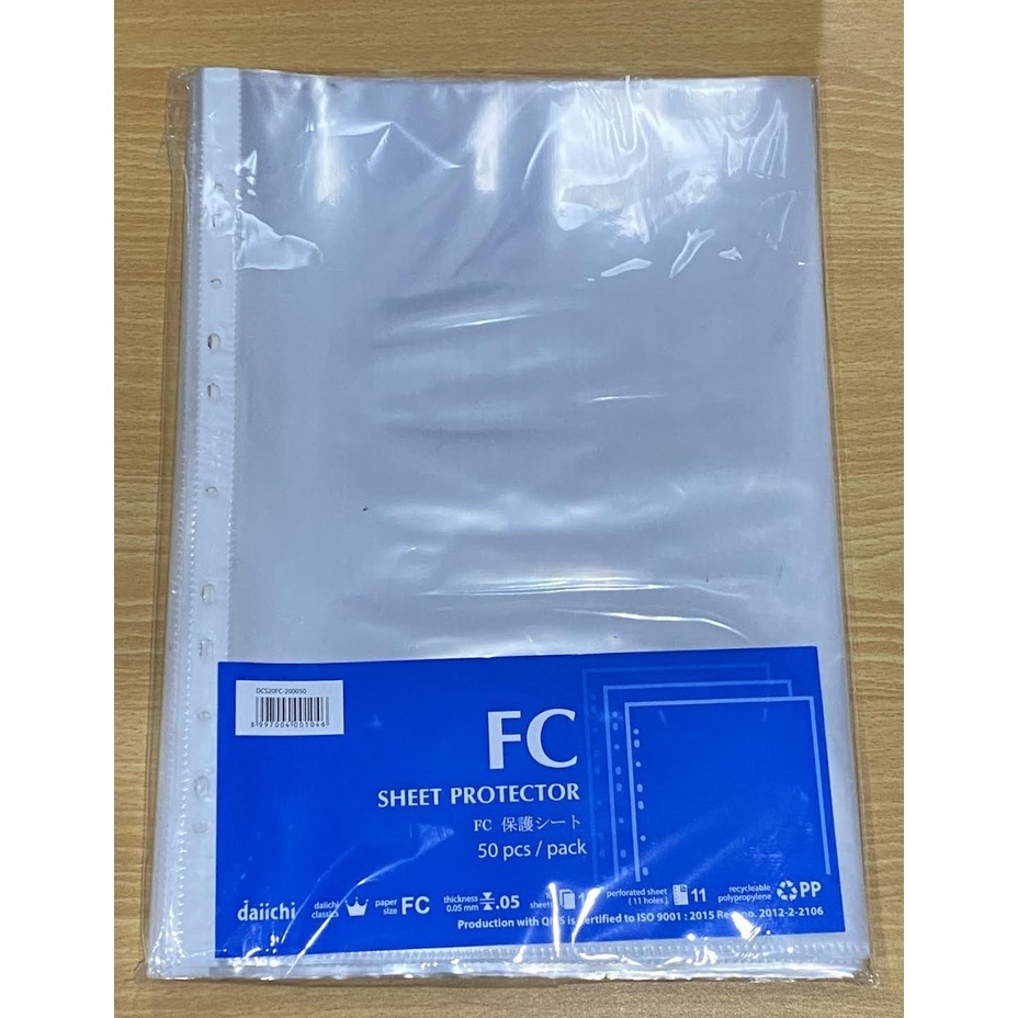 

KODE Y48D PP Pocket Sheet Protector Daiichi Folio isi 5 Lembar