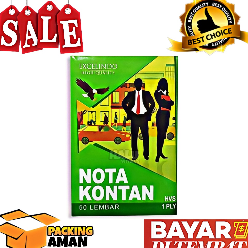 

Hadir Terupdate BISA COD PROMO 1 Pcs Buku Nota Kontan 1 Ply Excelindo Rangkap 1 Kecil 5 Lembar Buku Bon Murah