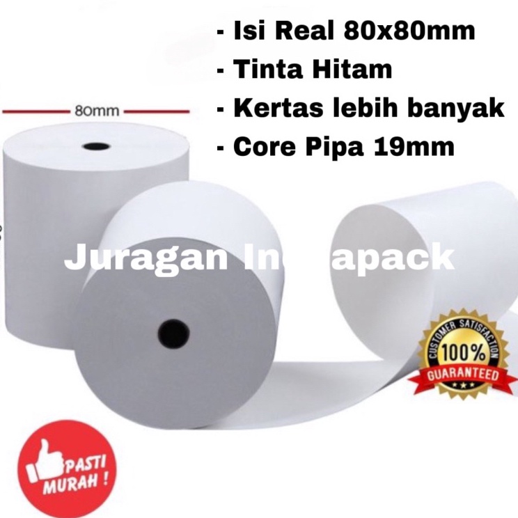 

Penjualan Favorit KERTAS KASIR STRUK KERTAS THERMAL 8X8