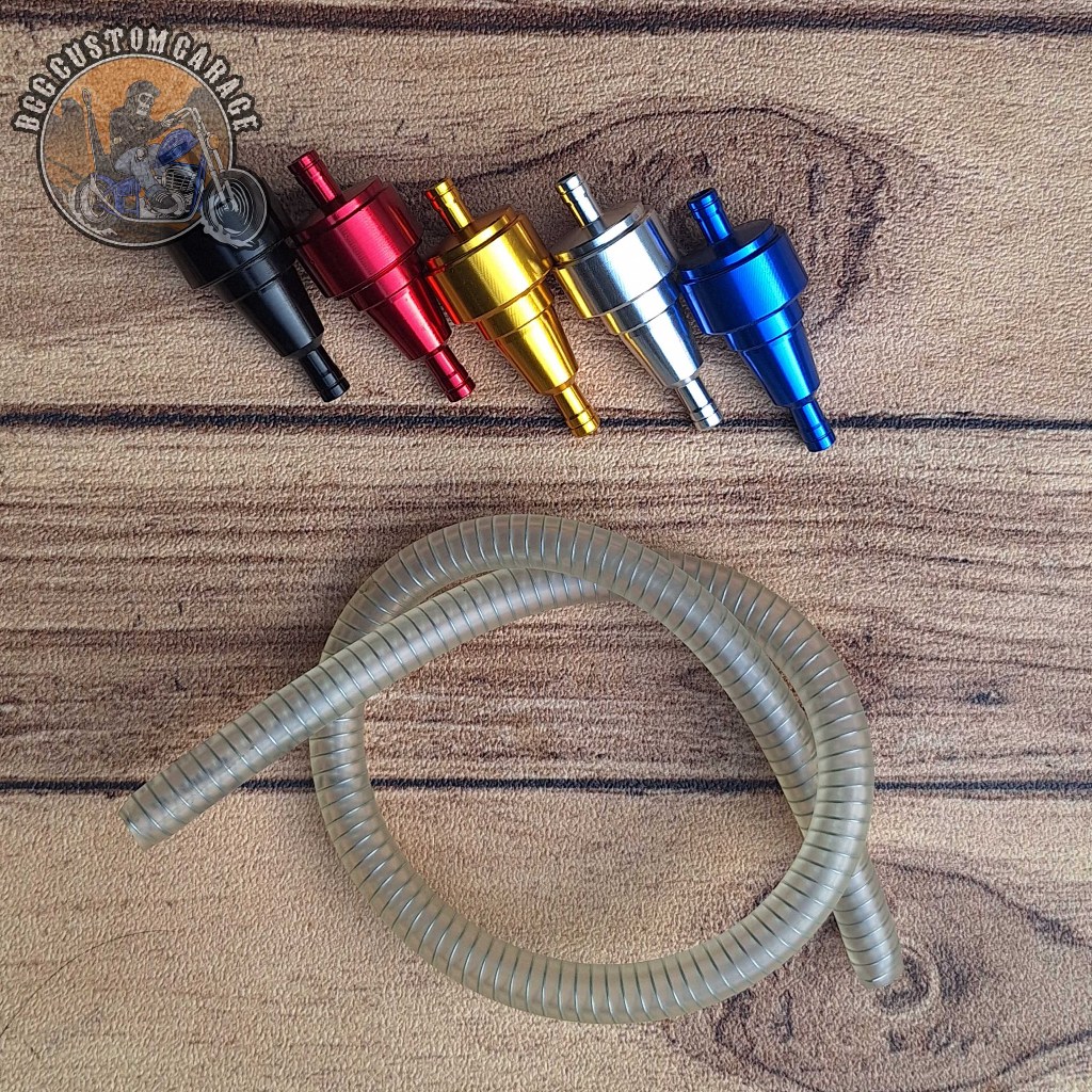Filter Bensin CNC mini . Saringan Bensin motor . Selang Bensin Transparan Toyospring