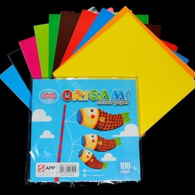 

Hot Sale Kertas Origami Lipat Polos Sidu Uk 16 x 16 Isi 1 Lb