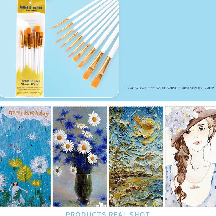 

Get Sale 1 SET 1PCS KUAS LUKIS SET KUAS MELUKIS CAT AIR ACRYLYC APPROVED PAINTING BRUSH LG