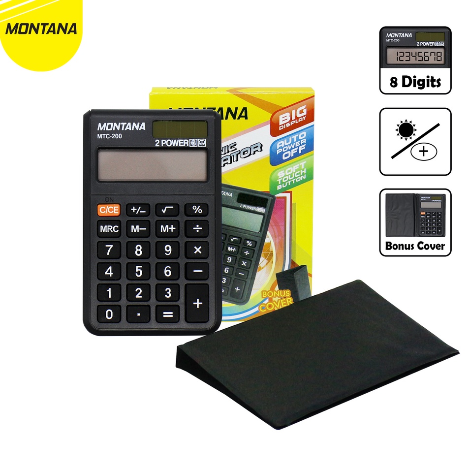 

Harga Murah MONTANA Calculator Kalkulator Montana MTC 2 8 Digits