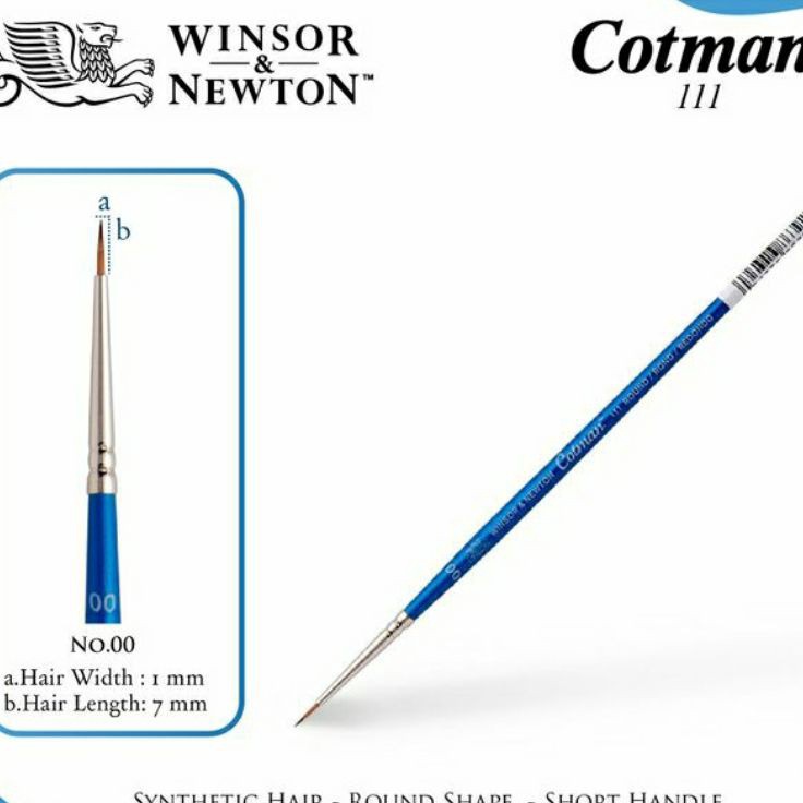

Obral Terlaris winsornewton cotman brush series 111 size 1