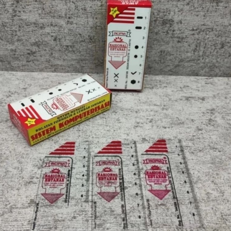 

Serbu Stock INCIPNA Penggaris Ujian EBTANAS UAS UAN Pensil 2B Komputer isi 5 pcs