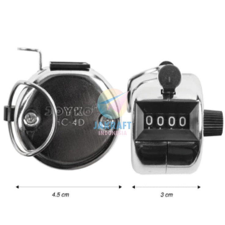 

Special Now 1 Pcs Hand Tally Counter JOYKO HC4D Alat Hitung Cepat Zikir Manual Full Besi Metal 4 Digits