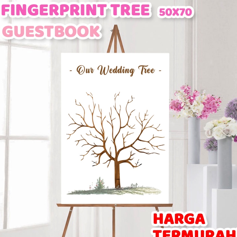 

Segera Dapatkan Kanvas Wedding Tree Fingerprint Guest Book 5x7 cm Canvas Lukisan Pohon Sidik Jari Finger Print Buku Tamu Pernikahan Wedding Invitation Tema Biru Pink Ungu Merah Rainbow
