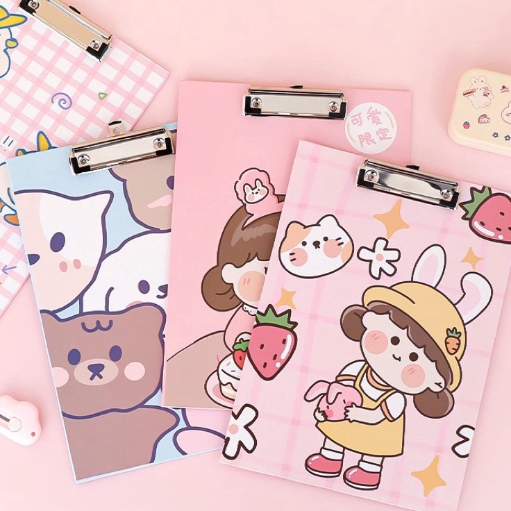 

Pasti Sampai KENSHO Clipboard Papan Jalan Ujian Karakter Motif Lucu A4 Import
