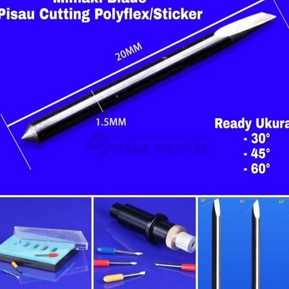 

Promo Stok Cutting Blade Mata Pisau Cutting Mimaki Jarum Mesin Cutting Pcut