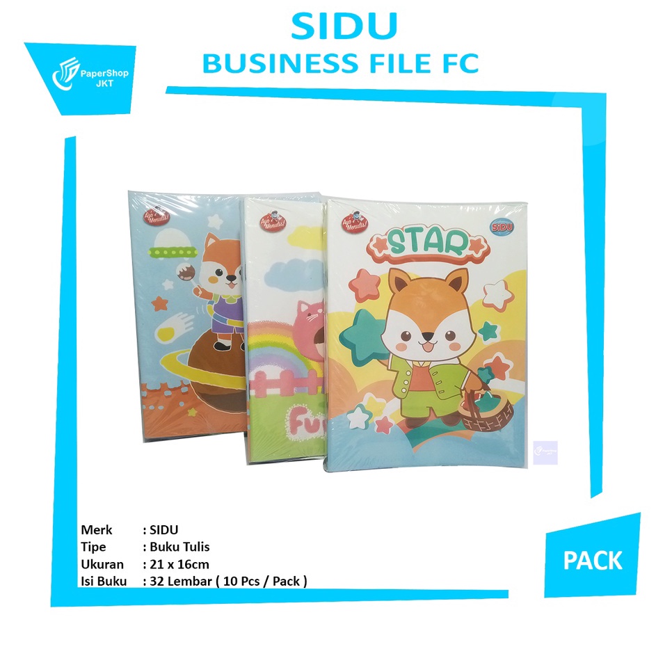 

Kejar Obral SIDU Buku Tulis Bergaris 32 Lembar Pack