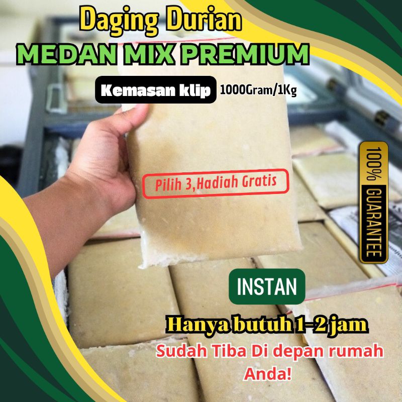 

DAGING DURIAN PREMIUM OLAHAN/MIX COCOK BUAT USAHA CENDOL DURIAN