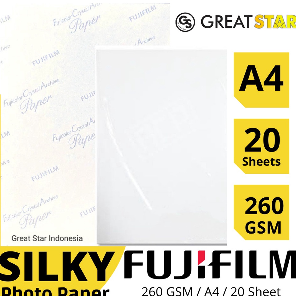 

Promo Merakyat SILKY FUJIFILM 26 GSM A42 LEMBAR JAPAN QUALITY