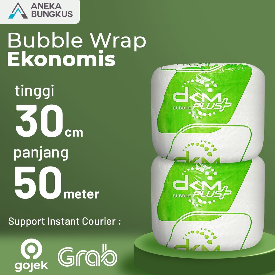 

Ready Terbatas Plastik Bubble Packingbabel Wrap DKM 3cm x 5m Bubble Wrap Ekonomis