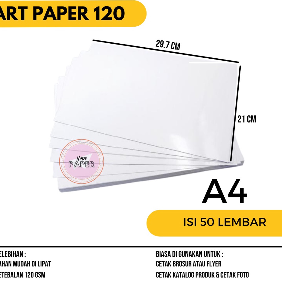 

Pusat Jual Kertas Art Paper A4 12 gsm isi 5 lembar Kertas Art Paper 12 gsm A4