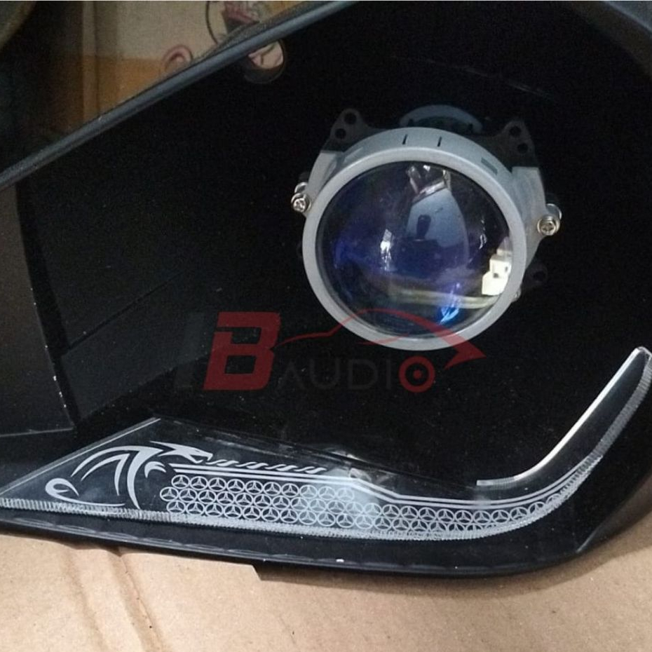 Slim L Frame Alis Lampu LED Headlamp Depan RGB Running Mobil Avanza Xenia Old Lama 2004 2005 2006 20