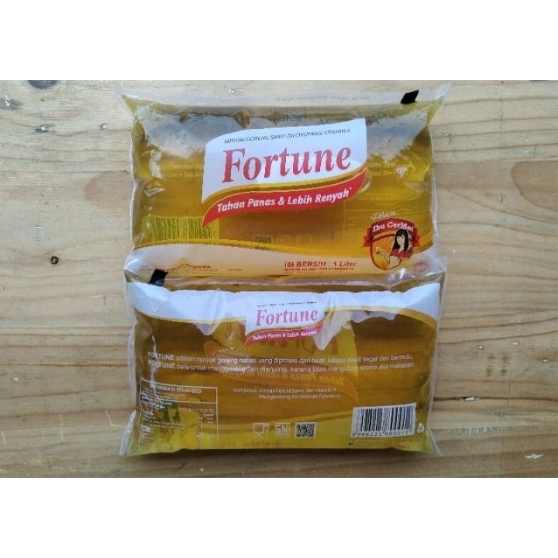 

Fortune minyak goreng pillow 1liter per pcs