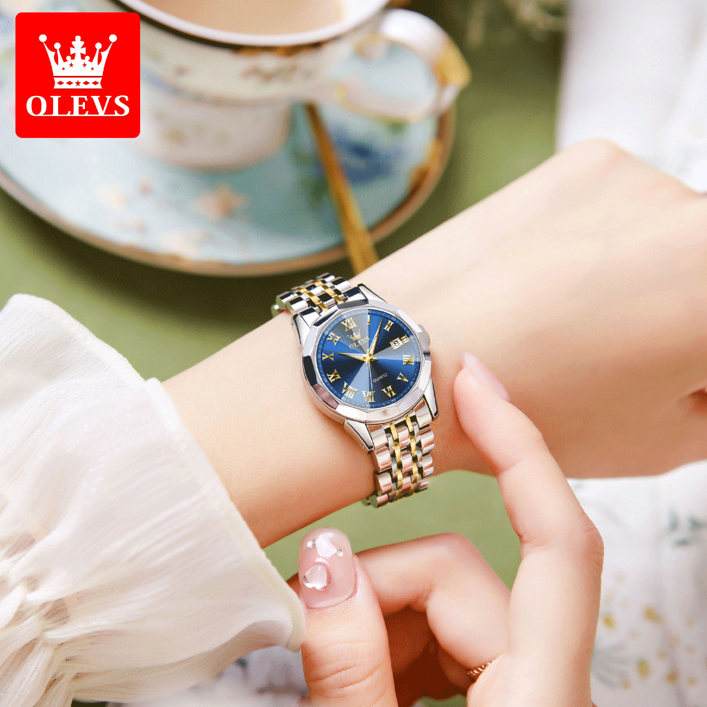 Limited Olevs Jam Tangan Wanita Original Terbaru Casual Fashion Anti Air Kekinian Jam Tangan Cewek