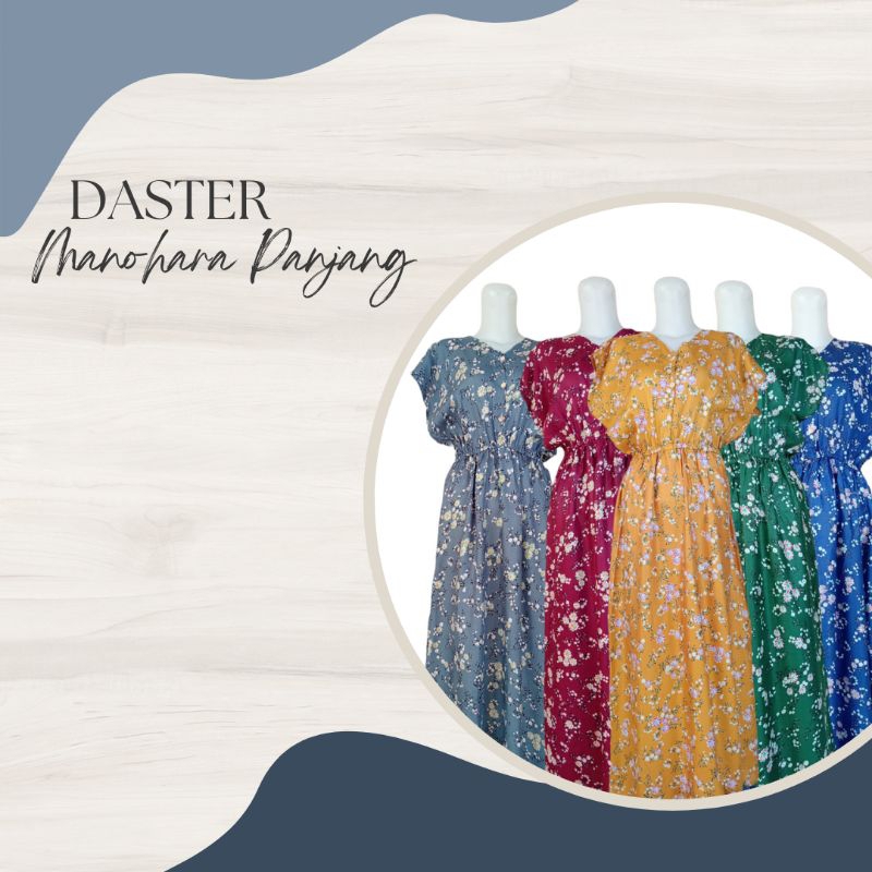 Batik.Waru - Daster manohara panjang motif bunga