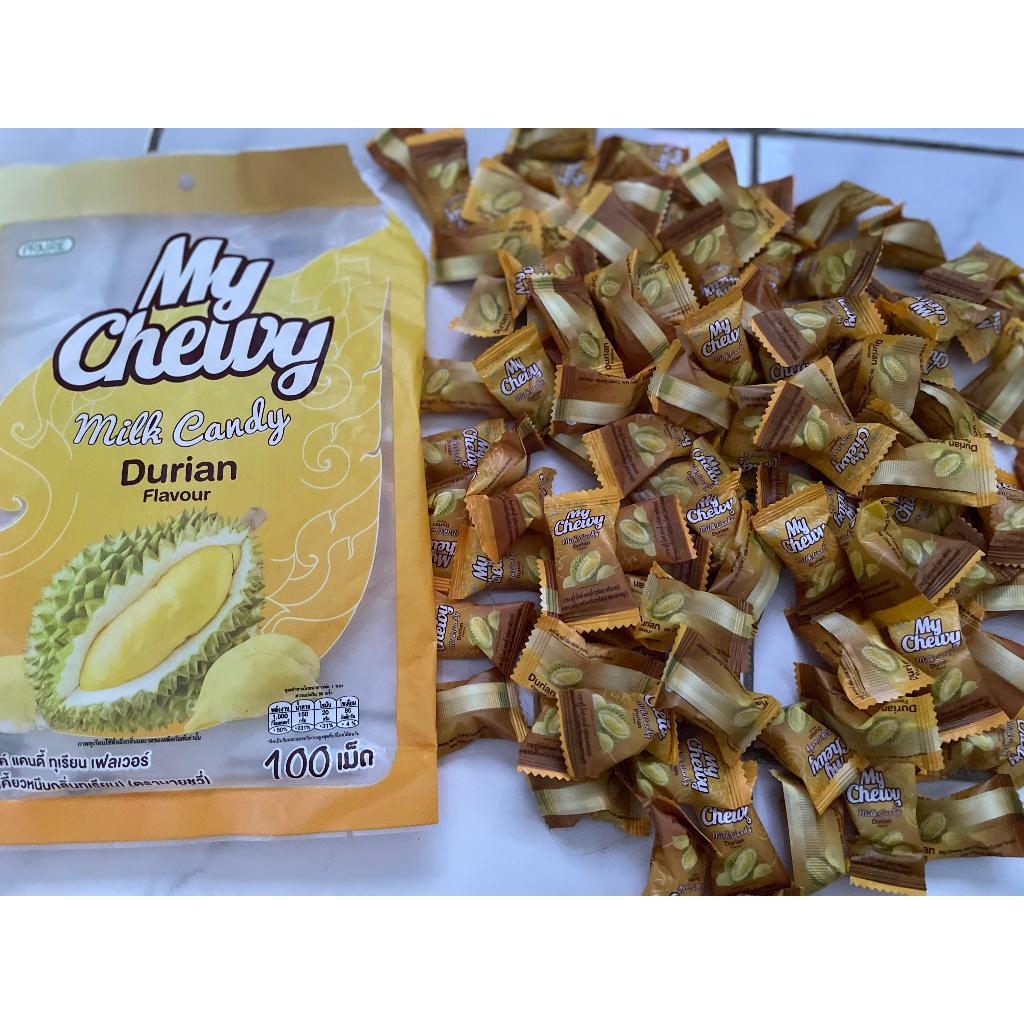 

My Chewy DURIAN Candy Permen READY STOCK / pcs My Chewy ori bkk