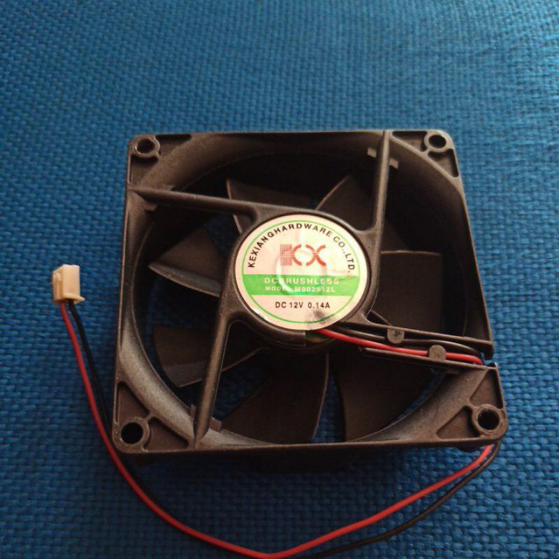 Kipas DC Brushless 12Volt 8x8 High Speed 0,14A