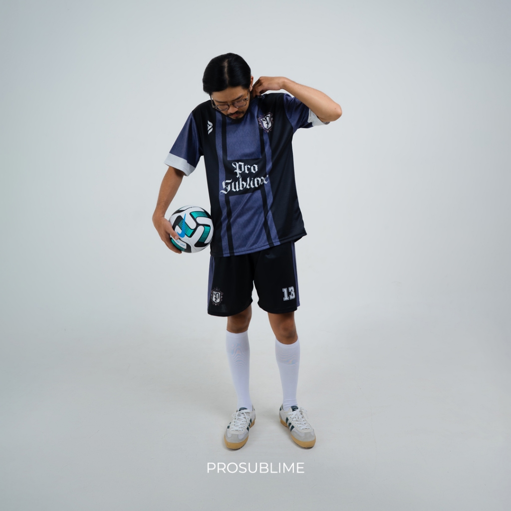 Jersey Futsal  & Jersey Sepak Bola /  JERSEY SEPAK BOLA  ROOTLY BLUE  RETRO  BLACK  - Jersey Futsal 