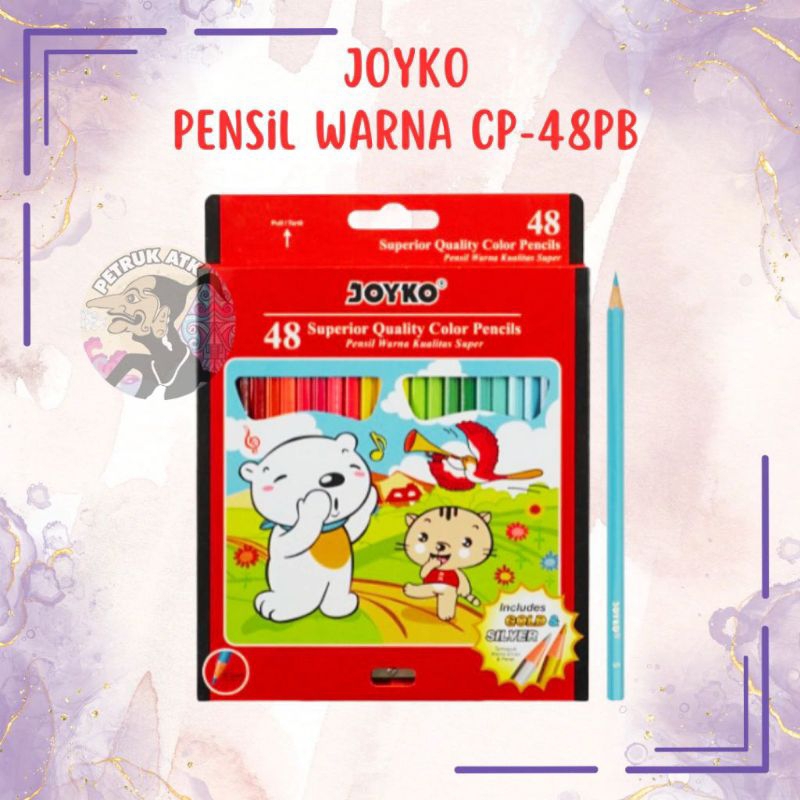 

[SET] PENSIL WARNA JOYKO 48 WARNA CP-48PB