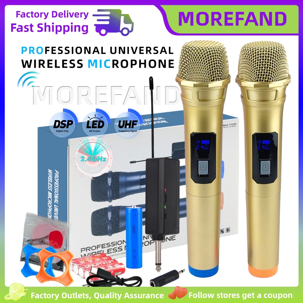 Microphone Wireless  Mikrofon bluetooth Mikrofon mic wireless UHF Mic  Karaoke UHF microphone