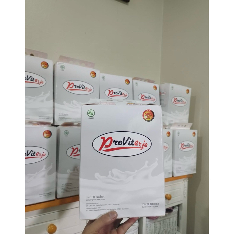 

Susu Kambing ProViterje Original 1box Isi 50Scht