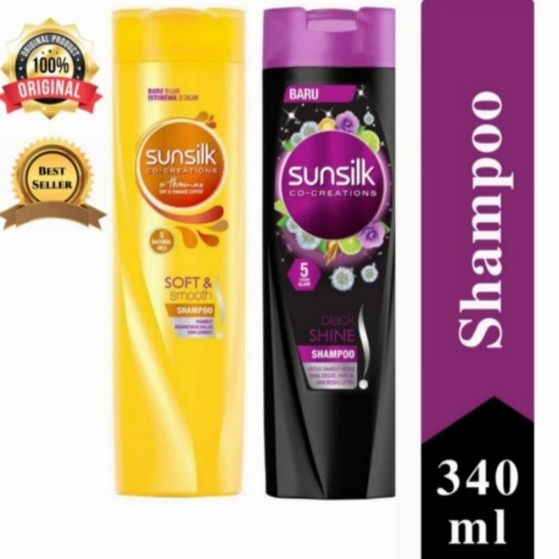 sunsilk shampo botol 320ml/shampo sunsilk 340ml
