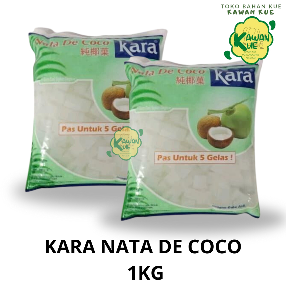 

KARA NATA DE COCO KEMASAN 1 KG / KARA NATA DE COCO DADU / SARI KELAPA KOTAK