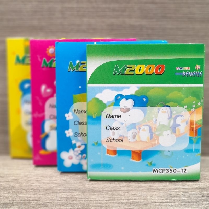 

PENSIL WARNA MURAH M2000 PENDEK 12 WARNA
