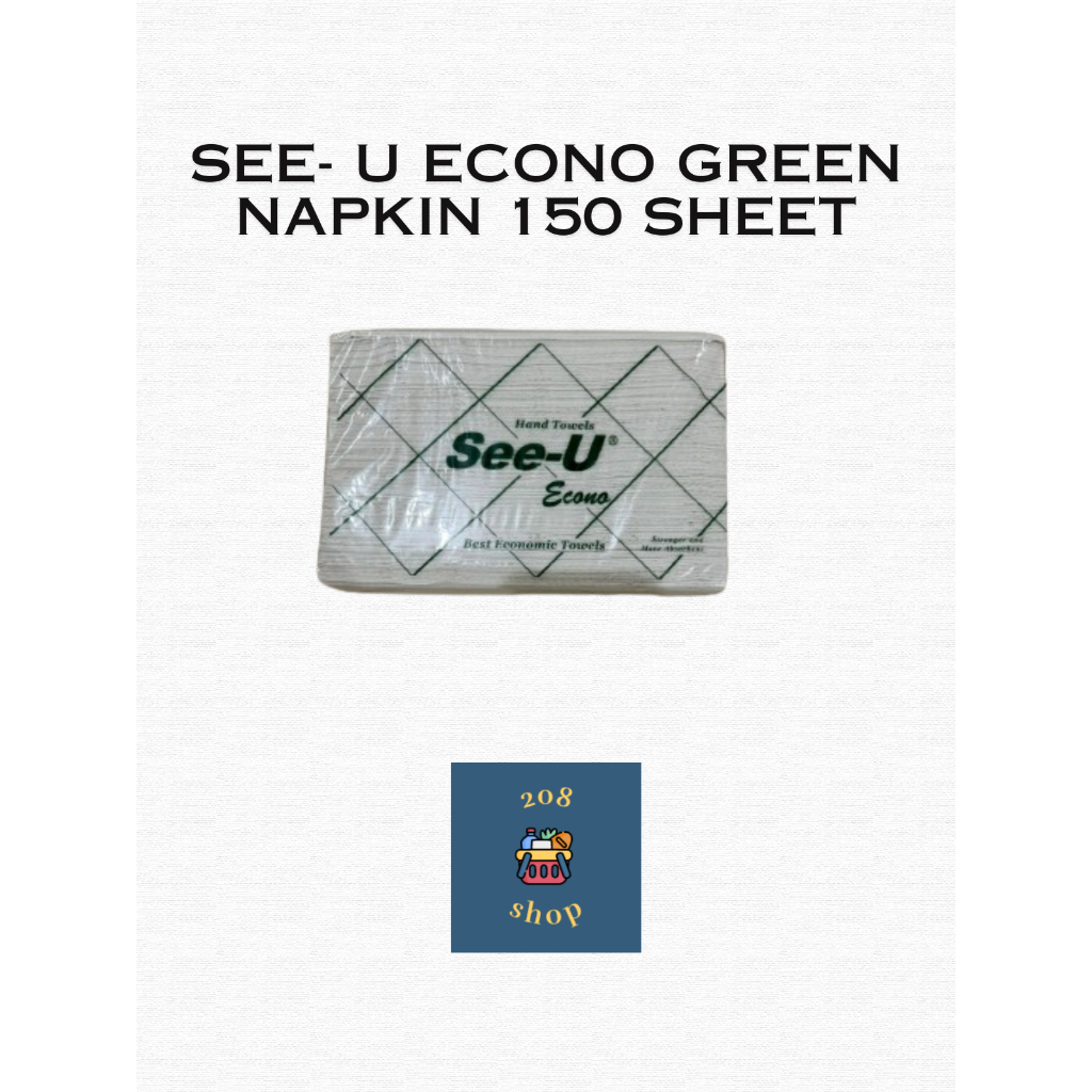 tissue see u hand towel /tissue see u econo hijau / see u multifold