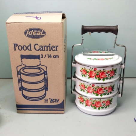 BEST SALE Rantang susun Warna Putih - Food Carrier / IDEAL / Enamel