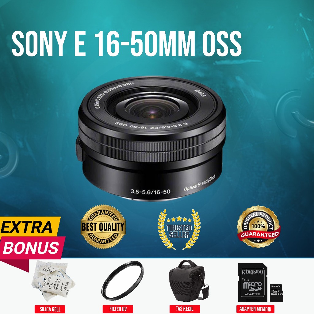 [GUBUK KAMERA] LENSA KIT SONY 16-50MM OSS ORIGINAL NORMAL MULUS MURAH (SECOND)