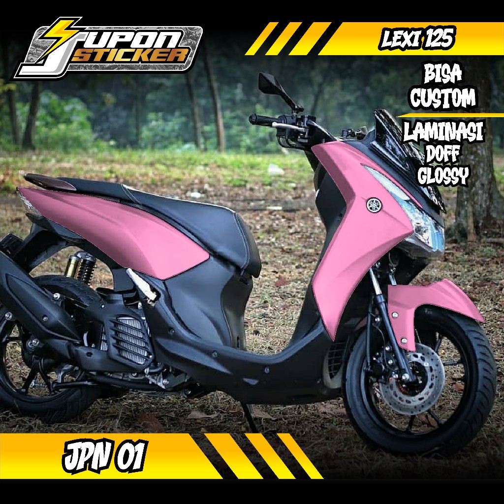 (COD) Decal Sticker Yamaha Lexi Fullbody - Stiker Variasi Motor Maxi Full Body Motif  Polos JPN 01