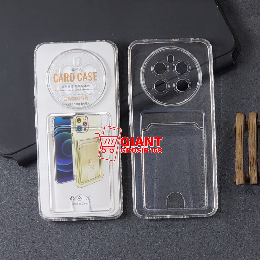 REALME 12 PRO PLUS CLEAR CARD CASE SLOT KARTU CASE REALME 12 PRO PLUS