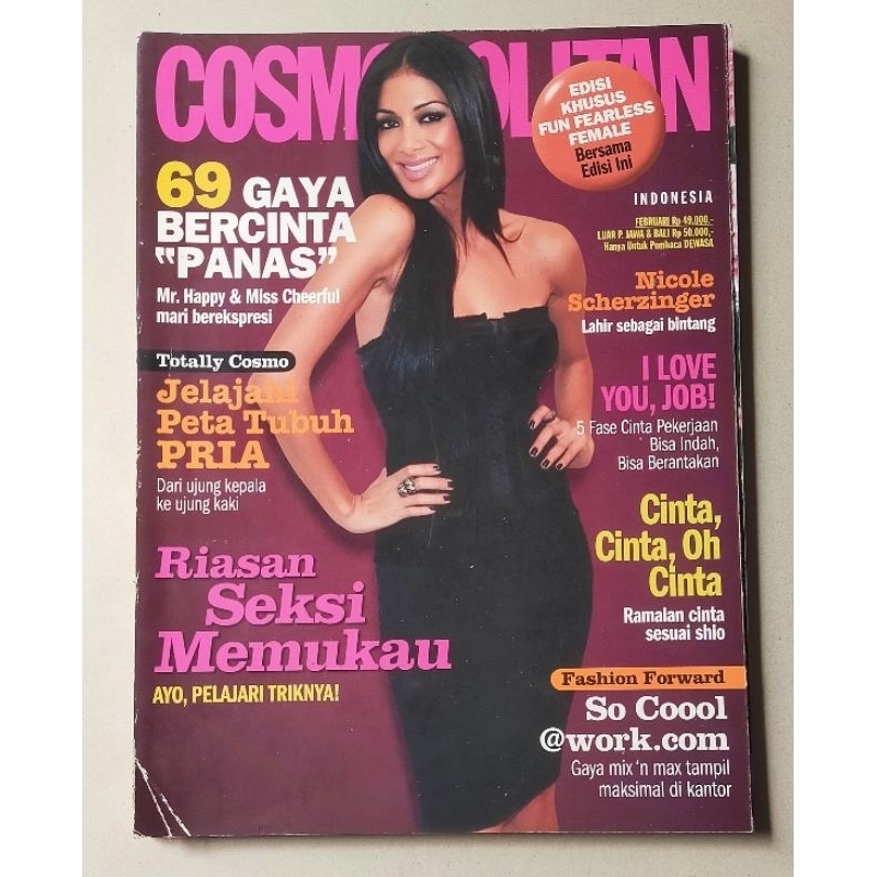 Majalah Cosmopolitan Februari 2009 : Cover Nicole Scherzinger - Dian Sastro