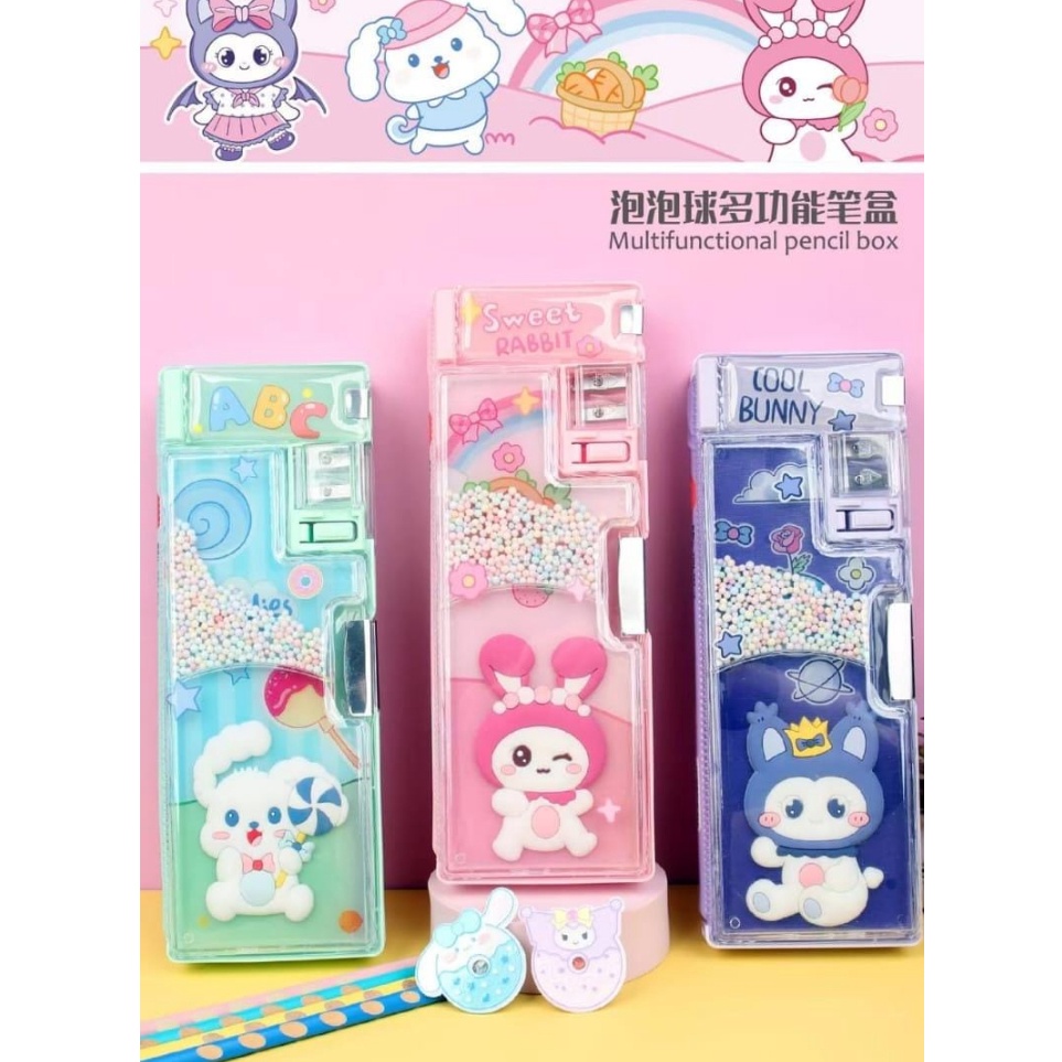

KODE H8Q6 KOTAK PENSIL MAGNET ada SPRINGKLE PENCIL CASE