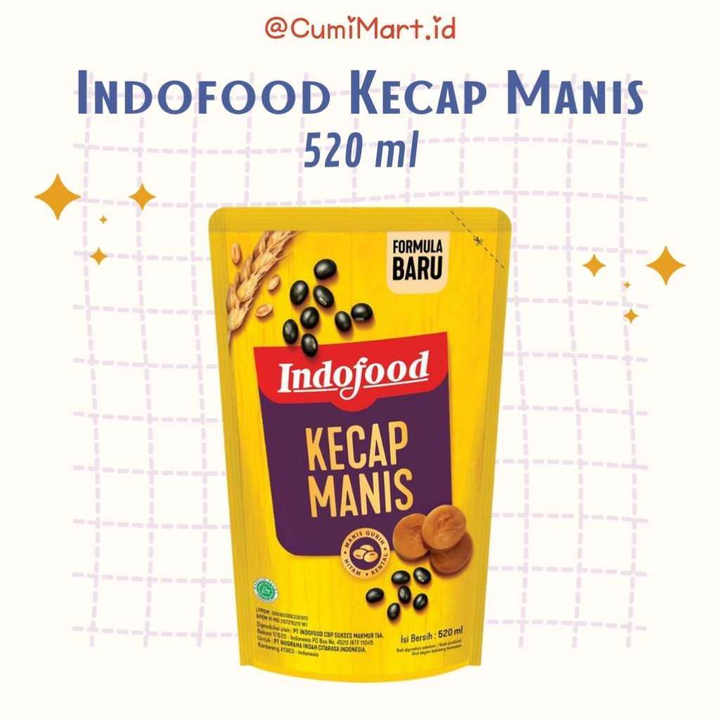 

Indofood Kecap Manis Refil 520ml