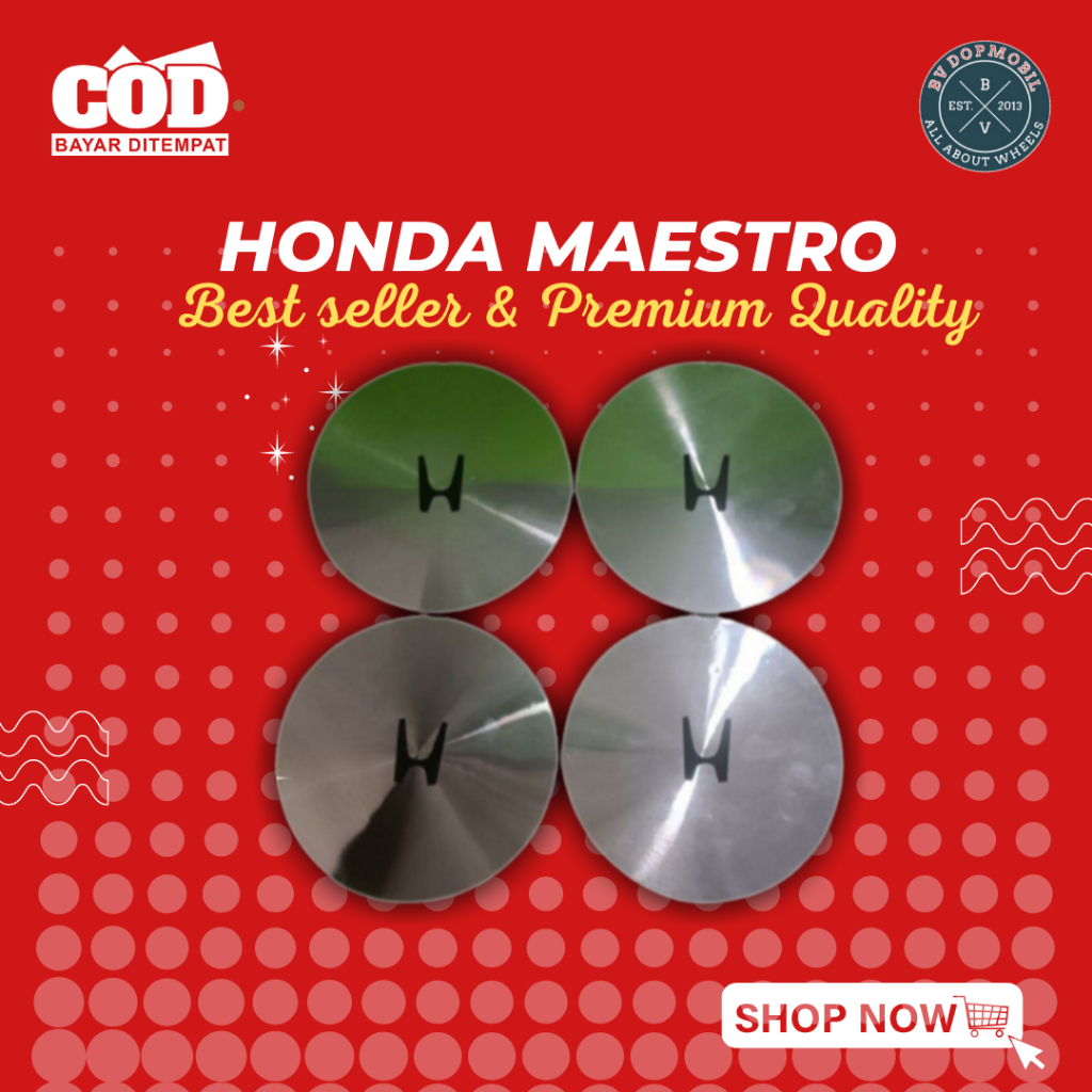 1pcs 16,8cm Honda Tutup roda tutup velg dop mobil Accord Maestro R14 15 Polish