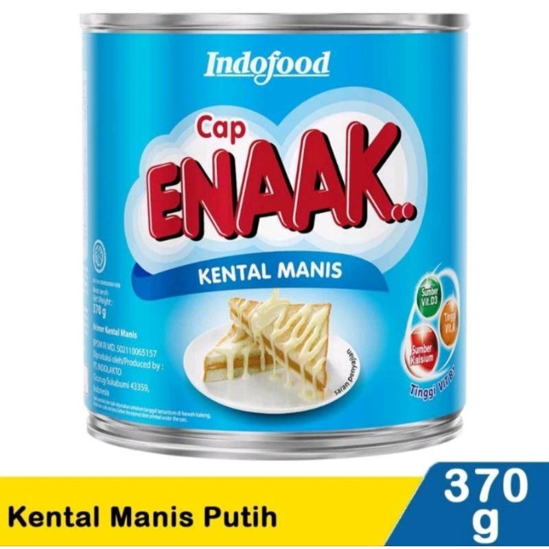 

Susu Kental Manis Putih Cap Enak 370gr