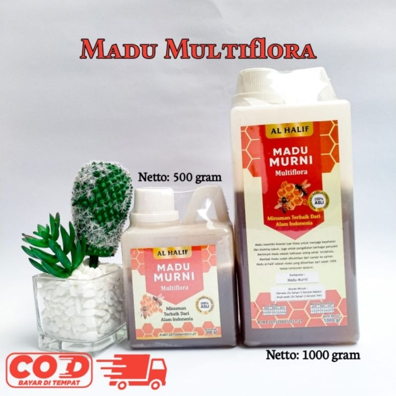 

MADU HERBAL MULTIFLORA 1kg (Madu hutan asli)