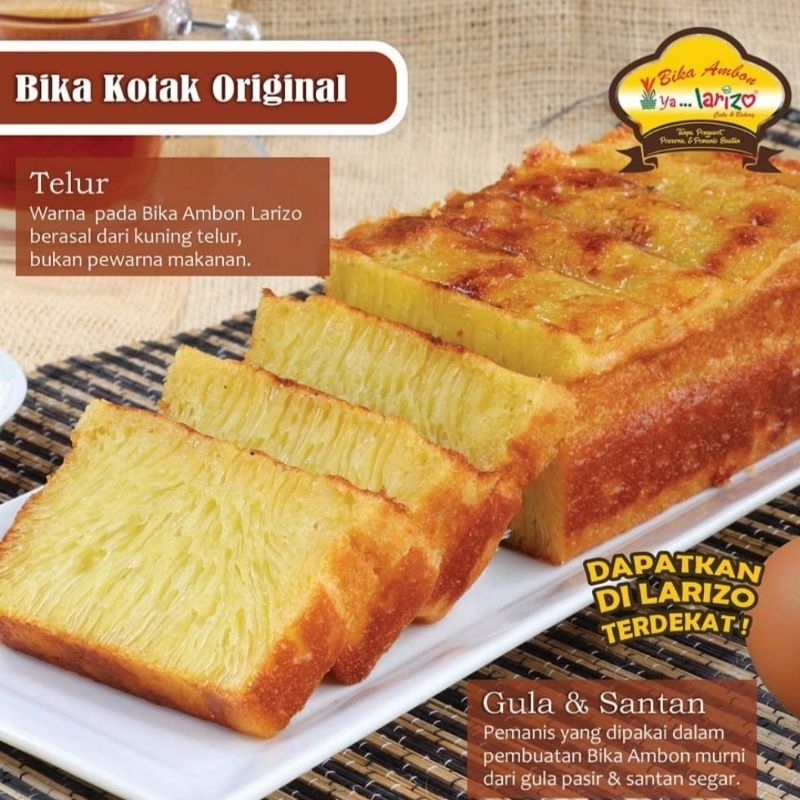 Bika Ambon Larizo Asli Jogja Bika Kotak